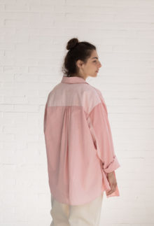 Rodin Shirt - Upcycled Cotton - Madder Pink