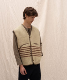 Monet Bodywarmer - Upcycled Wool - Light Colors